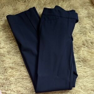 White House Black Market Navy Boot-Cut Ponte Pants